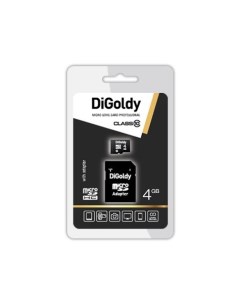 Карта памяти 4GB microSDHC Class10 Digoldy
