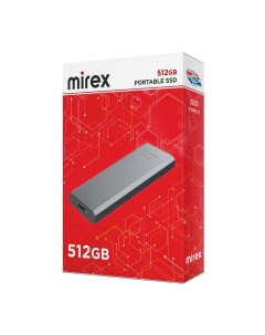 Накопитель USB Data master ssd 3 2 type c 512 Гб внешний серый металл Mirex