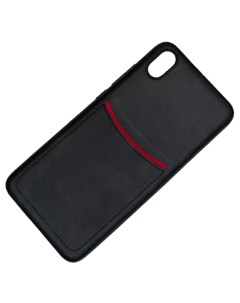 Чехол с кармашком для Xiaomi Redmi 9A черный Ilevel