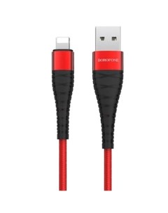 Кабель USB 2 0 Am Lightning BX32 Red красный 1 метр BX32i Red Borofone