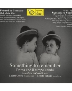 Anna Maria Castelli Something to Remember VINYL Audiophile productions