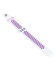 Ремешок Nike для Apple Watch Watch 2 Watch 3 42мм Watch 4 44мм бело фиолетовый Rocknparts