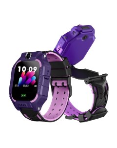 Детские смарт часы Smart baby watch Z6 фиолетовые Marconshop
