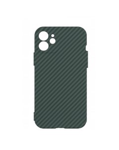Чехол Iphone 12 Carbon Matte зеленый Luxó