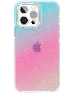 Чехол Ombre series для iPhone 13 Pro цвет Голубой Розовый 6959003501561 Kingxbar