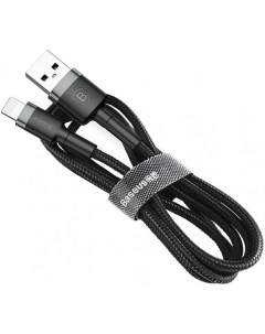 Кабель USB iP Cafule Gray Black 0 5m 2 4A Baseus