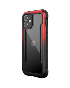 Чехол Shield для iPhone 12 mini Чёрный Красный градиент X Doria 490290 Raptic