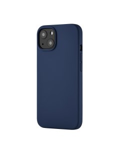 Чехол Touch Mag Сase Liquid silicone для iPhone 13 MagSafe Compatible синий Ubear