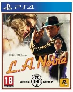 Игра L A Noire PlayStation 4 русские субтитры Rockstar games