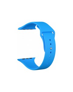 Ремешок силиконовый для Apple Watch 44мм голубой Nobrand