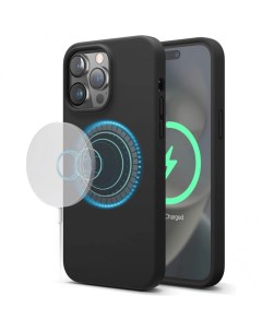 Чехол MagSafe Soft silicone case для iPhone 14 Pro Max Черный Elago