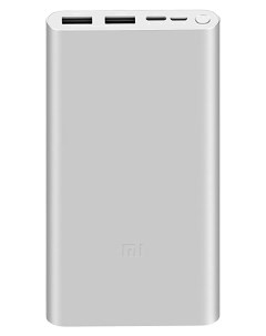 Внешний аккумулятор Mi Power Bank 3 10000 mAh Silver PLM13ZM Xiaomi