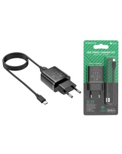 Сетевое зарядное устройство c USB BA52A USB Micro черное 2 1A Borofone
