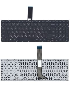 Клавиатура для ноутбука Asus V551 черная плоский Enter Оем