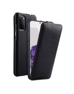Кожаный чехол флип для Samsung Galaxy S20 Jacka Type черный Melkco