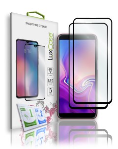 Защитное стекло на Samsung Galaxy J6 2018 2 5D Полноклеевое 2шт 78439 Luxcase