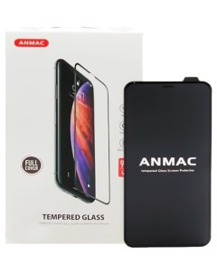 Защитное стекло для iPhone 11 Pro Max XS Max Full Cover черный Anmac