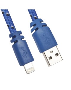 Кабель USB LP USB Type C в оплетке синий Liberty project