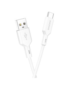 Дата кабель USB 3 0A для Type C BX70 ПВХ 1м White Borofone
