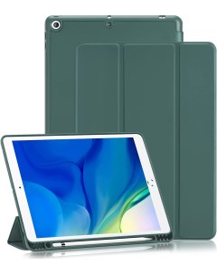Чехол подставка для Apple iPad 10 2 iPad 7 iPad 8 iPad 9 тёмно зелёный Surfblaze
