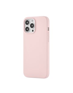Чехол Touch Case Liquid silicone для iPhone 13 Pro Max розовый Ubear
