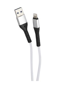 Кабель USB Lightning белый 1 м Mobility