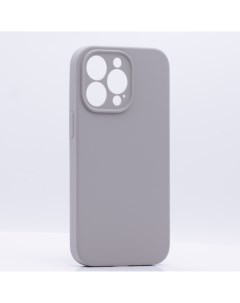 Чехол накладка Silicone Cover для iPhone 13 Pro серый Silicone case