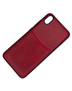 Чехол с кармашком для Xiaomi Redmi 9A красный Ilevel