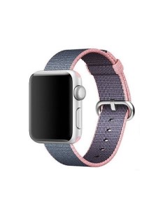 Ремешок для Apple Watch 38 mm Woven Nylon светло розовый Alpen