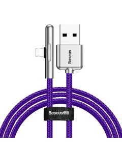 Кабель USB Iridescent Lamp USB Lightning 2 4А 1 м фиолетовый игровой Baseus