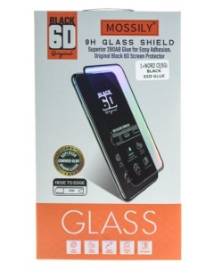 Защитное стекло 9H Black для OnePlus Nord N100 черное Mossily