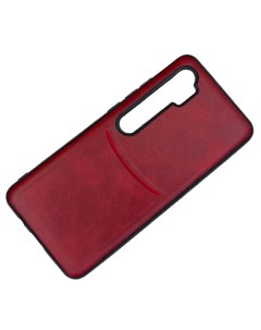 Чехол с кармашком для Xiaomi Mi Note 10 CC9 Pro красный Ilevel