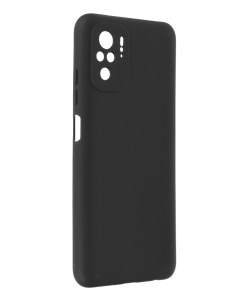 Чехол для Xiaomi Redmi Note 10 Note 10s Soft Touch Silicone Black ASTXRN10BK Alwio