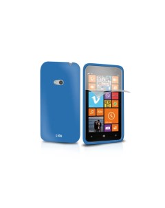 Чехол защитная пленка для Nokia Lumia 625 AERO без рисунка синий Sbs
