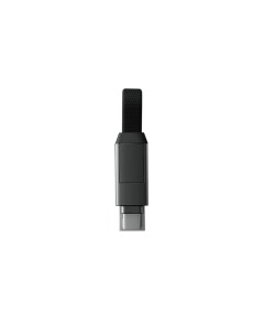 Кабель Micro USB Lightning USB Type C 0 14 м серый Rolling square