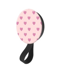 Кольцо держатель с зеркалом для телефона Пурпурные сердца Krutoff