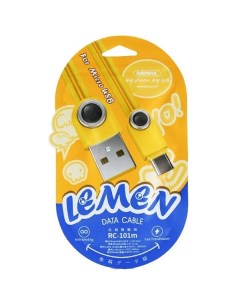 Кабель Lemen RC 101m Micro желтый 1м Remax