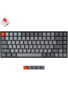Проводная беспроводная игровая клавиатура K2 A1 Gateron Red Switch серый 144460 Keychron