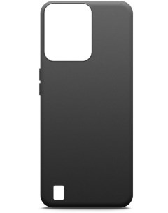 Чехол Silicone Case матовый для Realme C31 черный Borasco