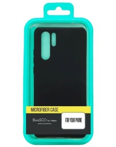Чехол Microfiber Case для Honor 9X Lite черный Borasco