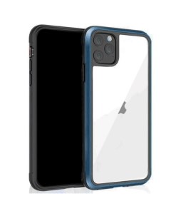 Чехол для iPhone 12 Pro Max Ares прозрачный с синей рамкой K-doo