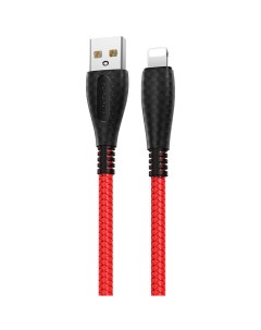 Кабель USB 2 0 A m Lightning m 1м BX38 Cool Красный Borofone