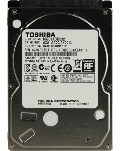 Жесткий диск MQ 320ГБ MQ01ABD032 Toshiba