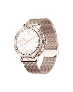 Смарт часы женские CF Diamond золотистый розовый Kingwear