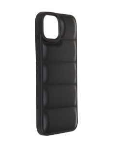 Чехол DF для APPLE iPhone 14 Plus Silicone дутый Black iJacket 02 Df-group