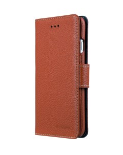 Кожаный чехол книжка для iPhone 7 8 SE 2020 Wallet Book Type коричневый Melkco