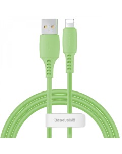 Дата кабель CALDC 06 USB To Lightning 1 2м зеленый Baseus