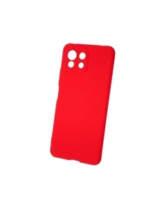 Панель накладка Fluff TPU Hard Red для Xiaomi Mi 11 Lite Newlevel