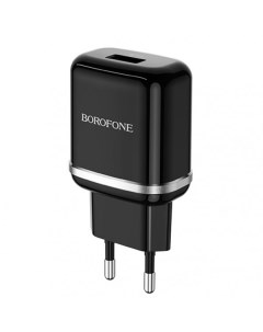 Сетевое зарядное устройство BA36A 1xUSB 3 A black Borofone
