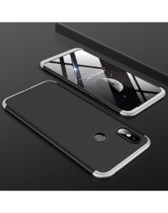 Чехол для Xiaomi Mi 8 SE Black Silver Gkk likgus